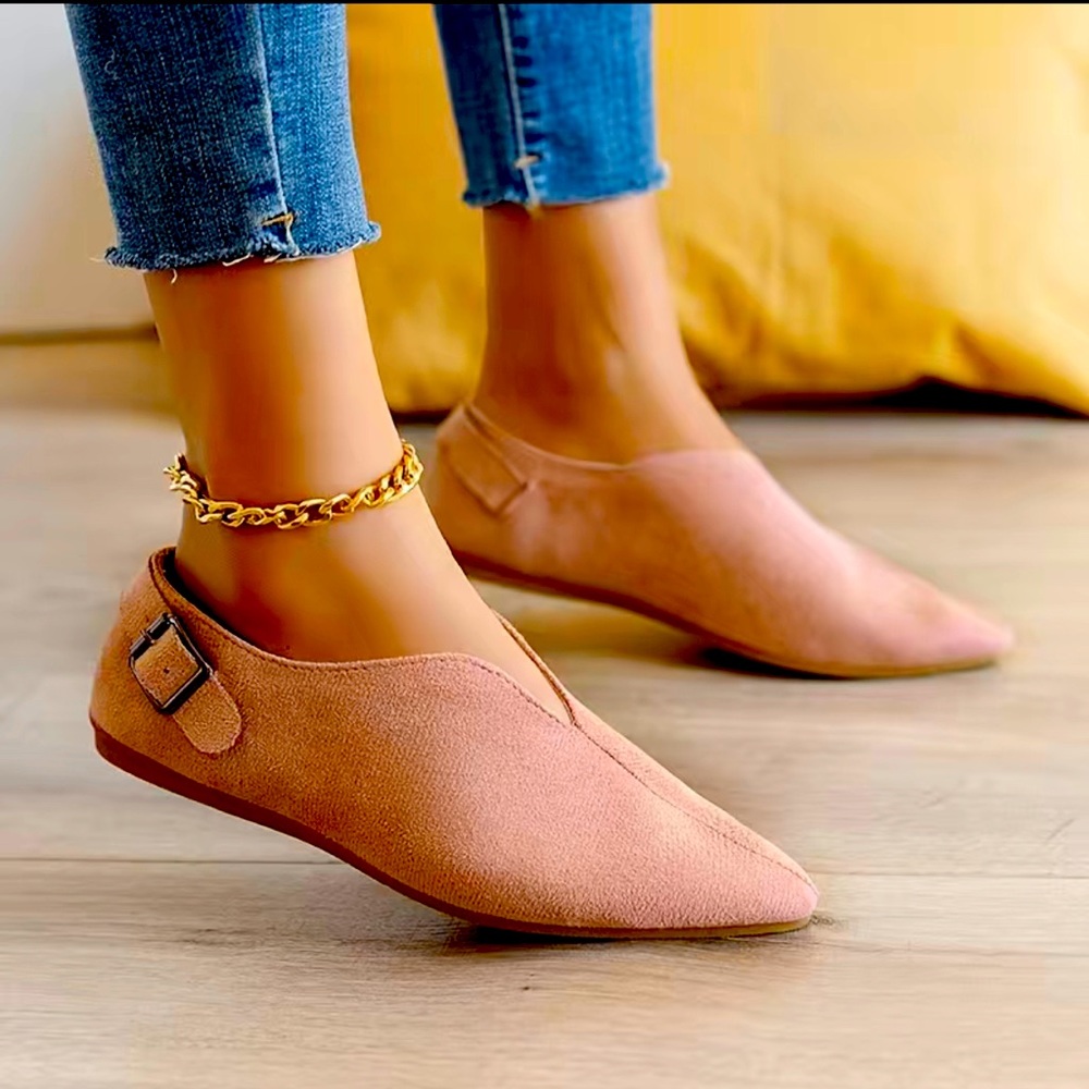 🌺 Women's Loafers, Slip-on Casual Shoes, Pointed Toe Flats